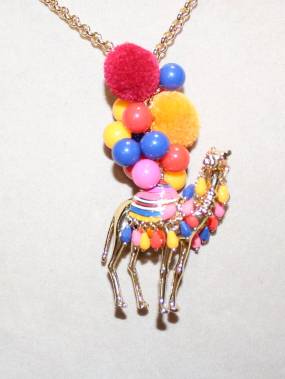 NWT Kate Spade "Spice Things Up" Camel Pendant necklace, ring and earring set! - Picture 12 of 16
